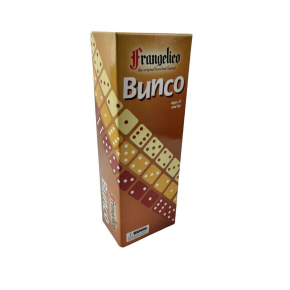 Vintage Frangelico Bunco Set Party Dice Game (New) Advertising - Picture 2 of 10